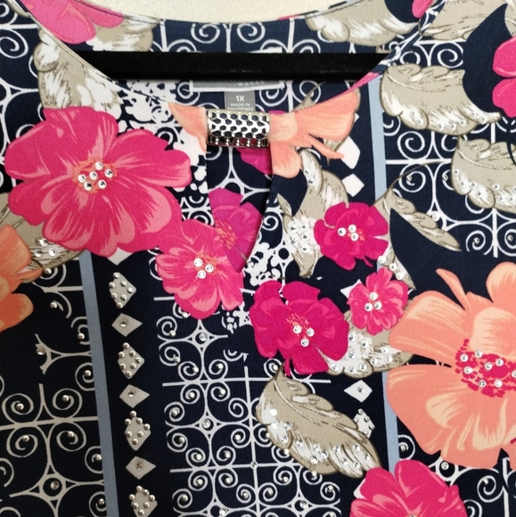 JM Collection Shirt / Tunic Bundle Women's Size 1X - Picture 4 of 16